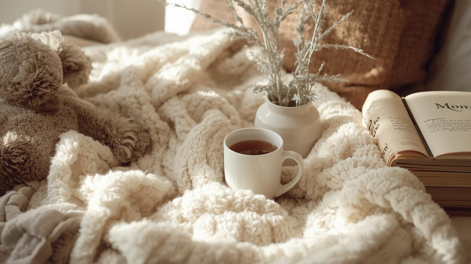 photo of a cozy mom aesthetic