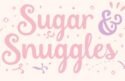 girly logo for sugar&snuggles